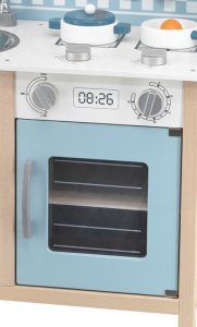 Bucatarie albastra din lemn cu accesorii, PolarB, Viga - Img 5