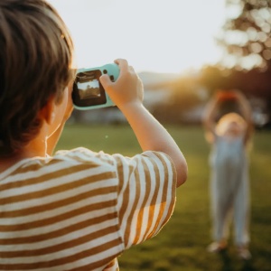 Cameră foto-video digitală pentru copii KIDYCAM - Cyan - Img 2
