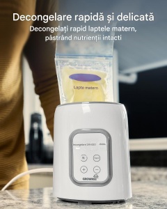 Încălzitor multifuncțional 10-în-1 pentru biberoane – control temperatură, temporizator, oprire automată, potrivit pentru laptele matern - Img 2