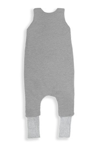 Sac de dormit cu picioare, reversibil 2,5 TOG – 1-2 ani Gri Melange - Img 2