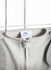 Săculeț Swaddle pentru infașat, din bumbac + căciulița – Second step bej - Img 6