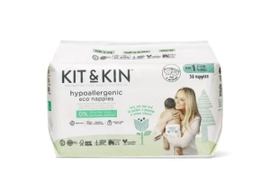Scutece Hipoalergenice Eco Kit&Kin, Marimea 1, 2-5 kg, 152 buc - Img 5