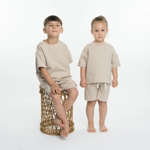 Set oversize din bumbac - bej