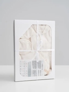 Set pentru nou născuți Nr. 2 - 10 piese din bumbac organic