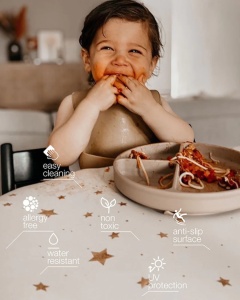 Splat Mat Stars Almond - Img 2