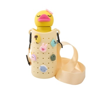 Suport de silicon pentru sticlă - Bestie Sling Yellow