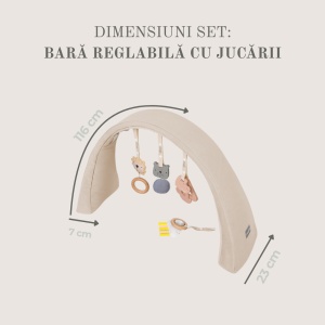 Arcadă activități pentru bebe cu jucării senzoriale și aparat de sunete– Sand - Img 5