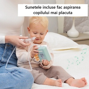 Aspirator nazal electric cu sunete și baterie durabilă - Hospital grade - Img 4