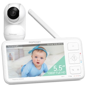 Baby monitor audio video 5,5 Inch 1080P Full HD Non Wifi – Momcozy BM03