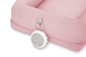 Baby Nest 4 în 1 cu arcadă de jucării și aparat de sunete - Pink - Img 6
