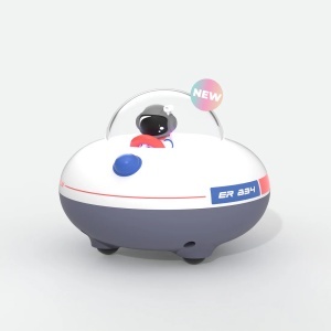 Boxă Bluetooth cu lumină ambientală și design cosmic - Cosmo Bubbly