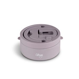 Caserolă termoizolantă cu 2 compartimente, 400ml - Mov