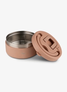 Caserolă termoizolantă cu 2 compartimente, Pink Blush, 400ml - Img 2