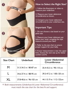 Centură pentru susținerea greutății abdominale pentru gravide -BumpEase – Ergonest Maternity Belly Band - Img 4