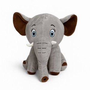 Jucărie de pluș - Elefant gri