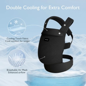 Marsupiu ERGONOMIC AIR Mesh - Roz - Img 3