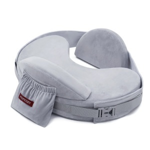 Pernă de alăptat cu spumă cu memorie, suport ergonomic maxim pentru spate – CozyPro