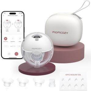 Pompa de san Portabila Single MOMCOZY FARA DURERE M5 SMART cu Conectivitate mobila – Gri 1 buc