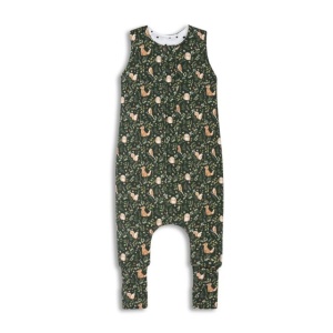 Sac de dormit cu picioare 2.5 TOG – 1-2 ani S Forest Green