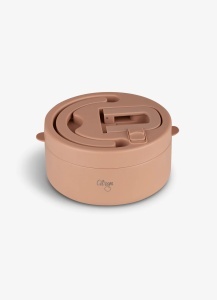Caserolă termoizolantă cu 2 compartimente, Pink Blush, 400ml - Img 3