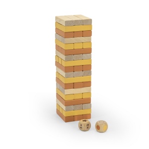 Joc Jenga in culori calde