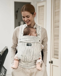 Marsupiu Ergonomic GentleTouch 3–20 kg, 3 Luni+, Premium 100% Jacquard - Img 8