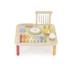 Măsuță muzicală Montessori cu 7 instrumente din lemn