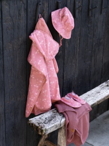 Poncho plajă cu protecție solară - Flamingo - Img 2