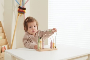 Primul meu abac, jucărie educativă Montessori - Img 3