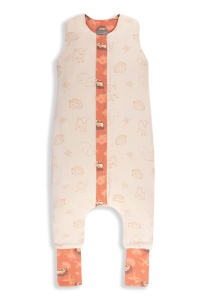 Sac de dormit reversibil cu picioare 2.5 TOG – 1-2 ani Arici/Cream - Img 2