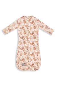 Săculeț de dormit Swaddle + Căciuliță– Almond