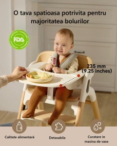 Scaun de masă evolutiv din lemn - DinerPal - Img 6