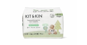 Scutece Hipoalergenice Eco Kit&Kin, Marimea 2, 4-8 kg , 152 buc - Img 3