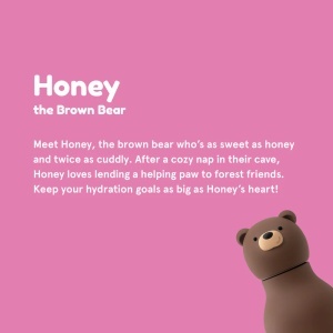 Sticlă termos din oțel inoxidabil Bestie - Brown Bear - Img 2