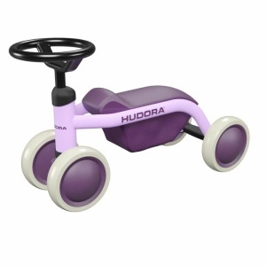 Bicicleta fără pedale cu volan și lădiță de depozitare, 1 an+, Lavandă