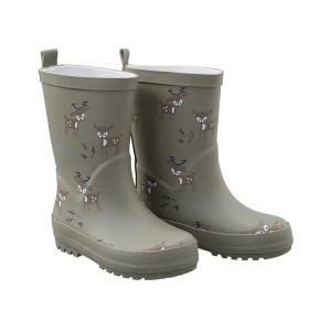 Cizme ploaie copii - Deer Olive