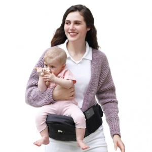 Hip Seat, cu pernă ergonomică pentru șold, material respirabil și suport lombar, până la 22,5 kg