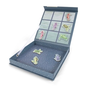 Joc magnetic X și 0, Tic Tac Toe - Sea friends