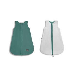 Sac de dormit din muselină, reversibil, 1 TOG S 0-4 luni - Ocean