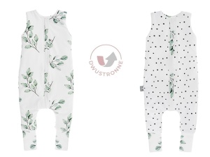 Sac dormit reversibil cu picioare 2.5 TOG – 1-2 ani Eucalipt