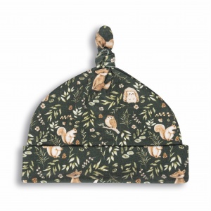 Săculeț Swaddle pentru infașat, din bumbac + căciulița – Second step Forest Green - Img 5