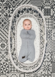 Săculeț Swaddle pentru infășat nou născut din bumbac + căciulița – First Step Boho - Img 5