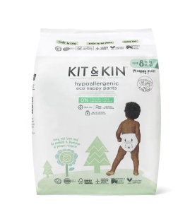 Scutece Hipoalergenice Eco Kit&Kin Chilotel YP2, Marimea 8, 19 kg+, 14 buc
