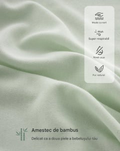 Set 2 Săculeți Swaddle 0-3 luni (3,5–6,5 kg) – Serenity - Img 4