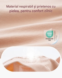 Set 3 chiloți pentru gravide Soft – super comozi, talie înaltă cu suport abdominal, XL - Img 4