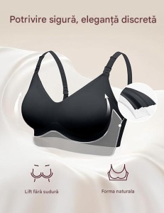 Sutien pentru alăptare omni, ultra moale -SMOOTH YN21 - Negru - Img 2