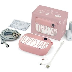 Aparat foto digital pentru copii cu funcție de printare instant- Hoppstar Artist Pink Blush - Img 3