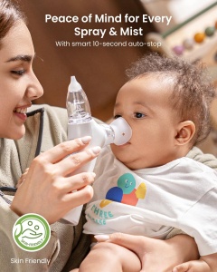 Aspirator nazal electric 3-în-1 Grownsy SniffEase Spa, cu nebulizare, aspirare puternică Hospital Grade și muzică - Img 2