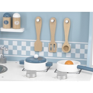 Bucatarie albastra din lemn cu accesorii, PolarB, Viga - Img 3