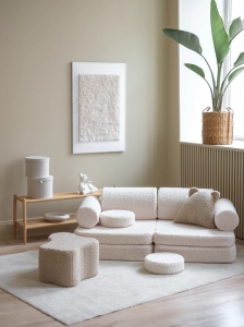Cream White Settee - Img 2